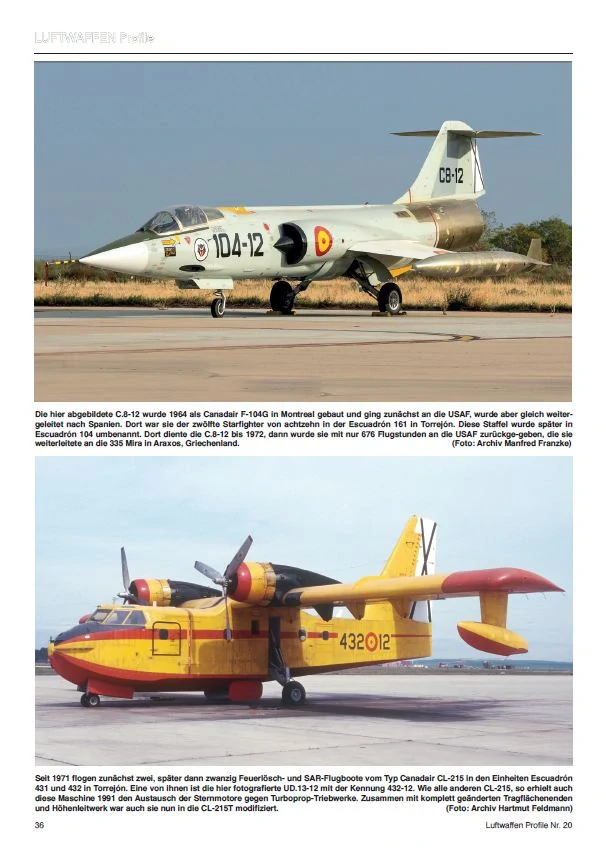 LUFTWAFFEN Profile 20 Spanische Luftwaffe - Ejercito del Aire - Teil 1