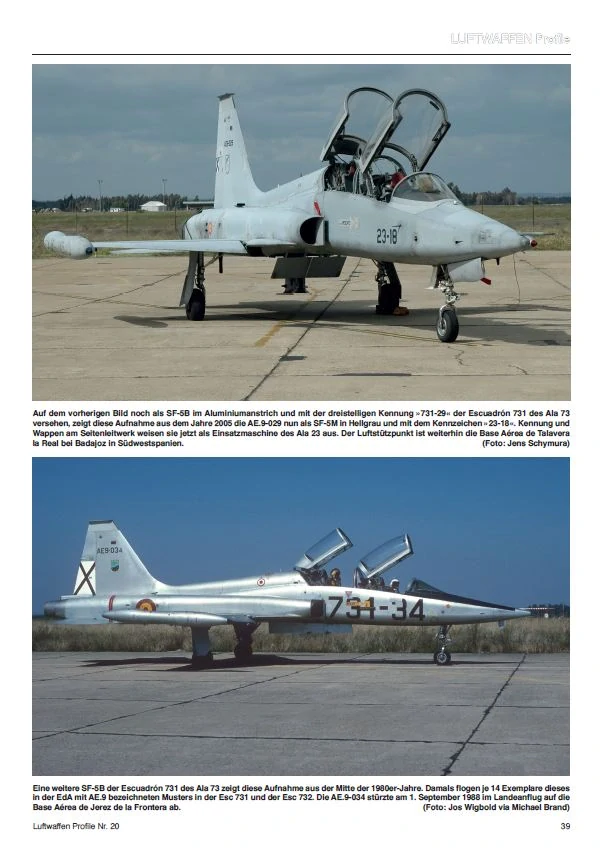 LUFTWAFFEN Profile 20 Spanische Luftwaffe - Ejercito del Aire - Teil 1