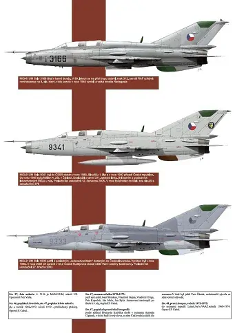 78. MiG-21U,US,UM  v čs. a českém letectvu 2.díl (M.Irra)