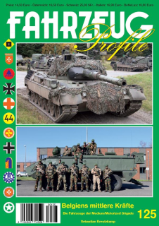 FAHRZEUG Profile 125 Belgiens mittlere Kräfte - Die Fahrzeuge der Medium/Mozorized Brigade